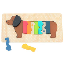 Apresentamos Puzzle de madeira - Cão com o SKU 26741224 recomendado para + 12 meses