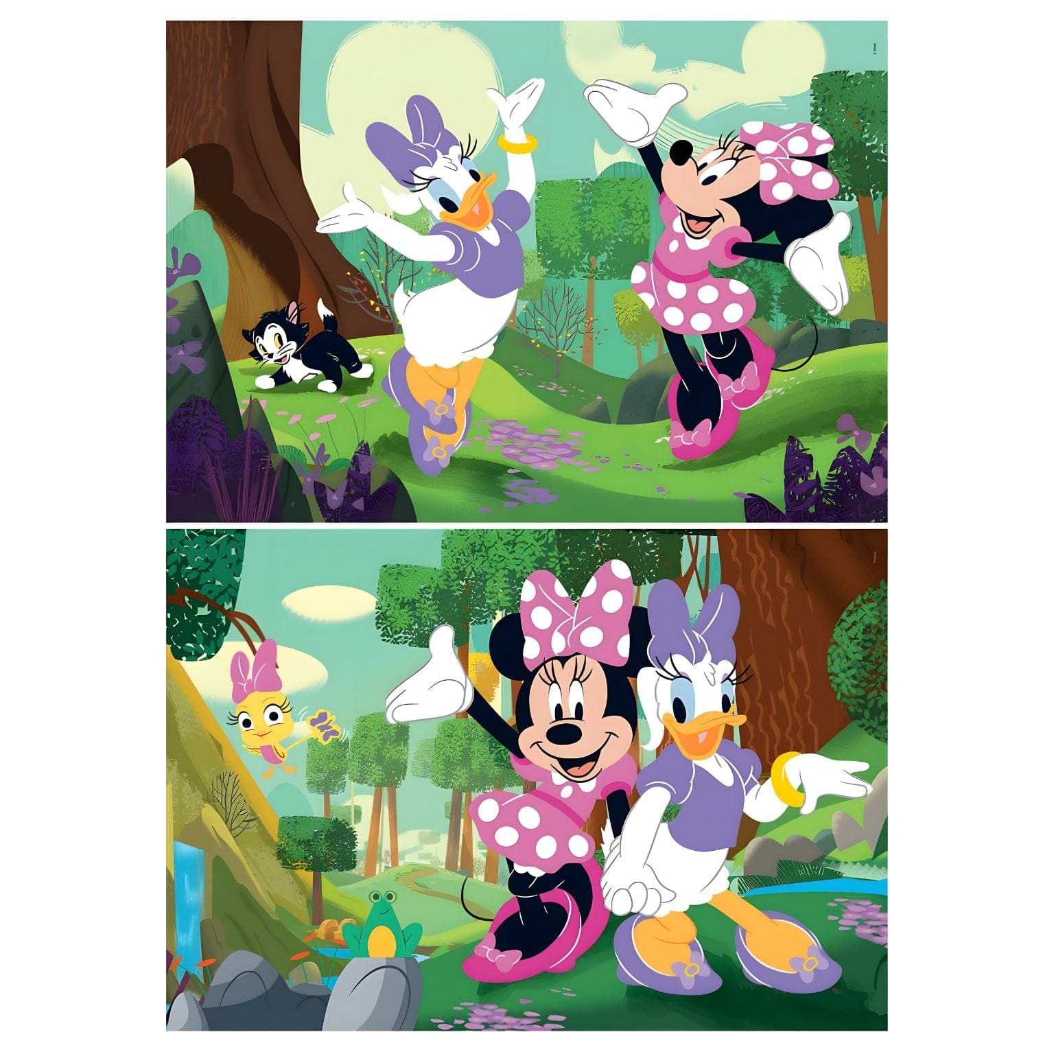 Apresentamos Puzzle Minnie 2 x 60 pçs com o SKU 852481525 recomendado para + 4 anos