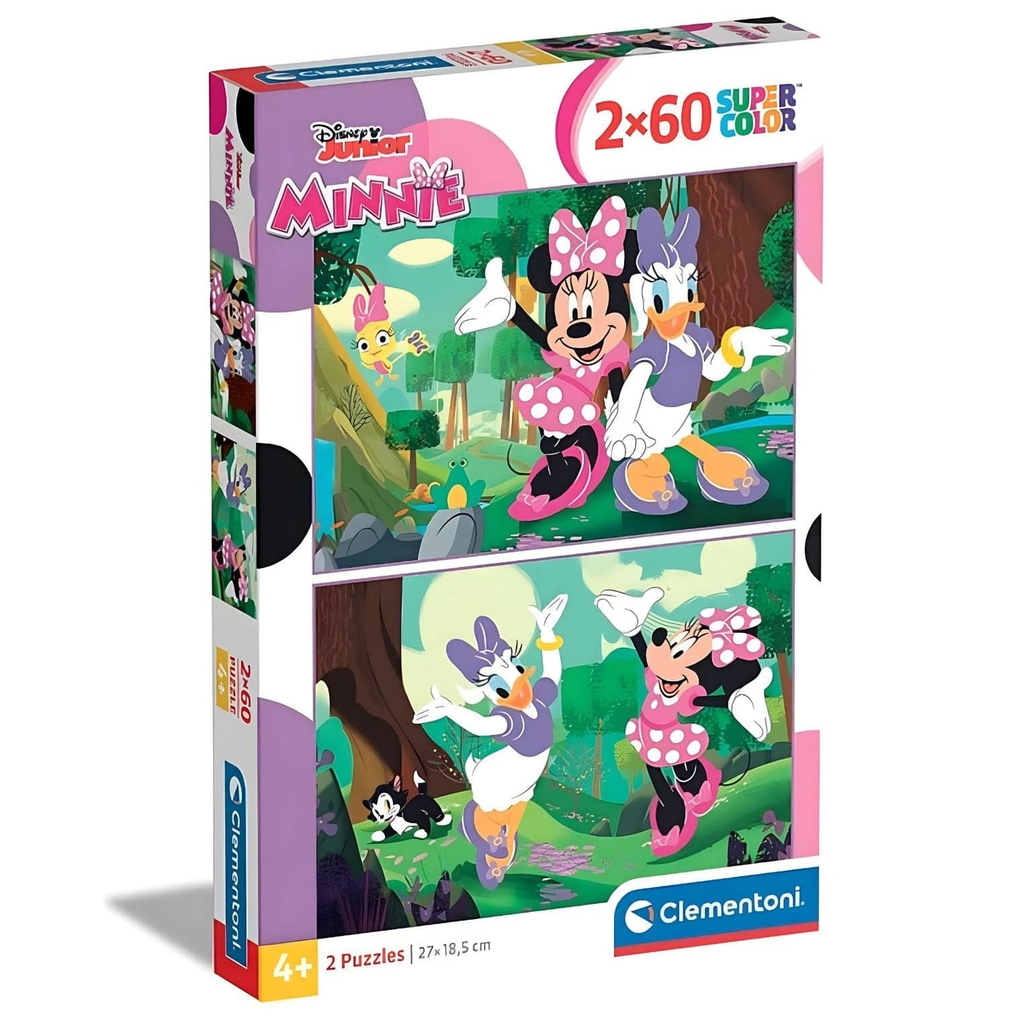 Apresentamos Puzzle Minnie 2 x 60 pçs com o SKU 852481525 recomendado para + 4 anos