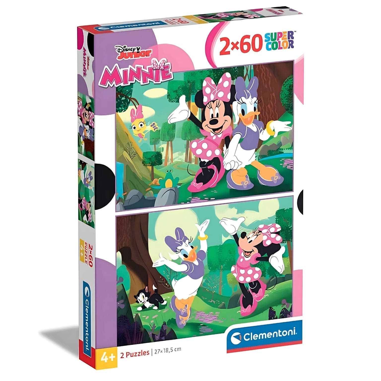 Apresentamos Puzzle Minnie 2 x 60 pçs com o SKU 852481525 recomendado para + 4 anos