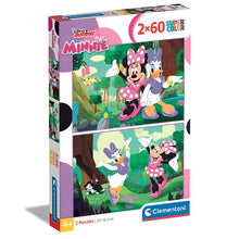 Apresentamos Puzzle Minnie 2 x 60 pçs com o SKU 852481525 recomendado para + 4 anos