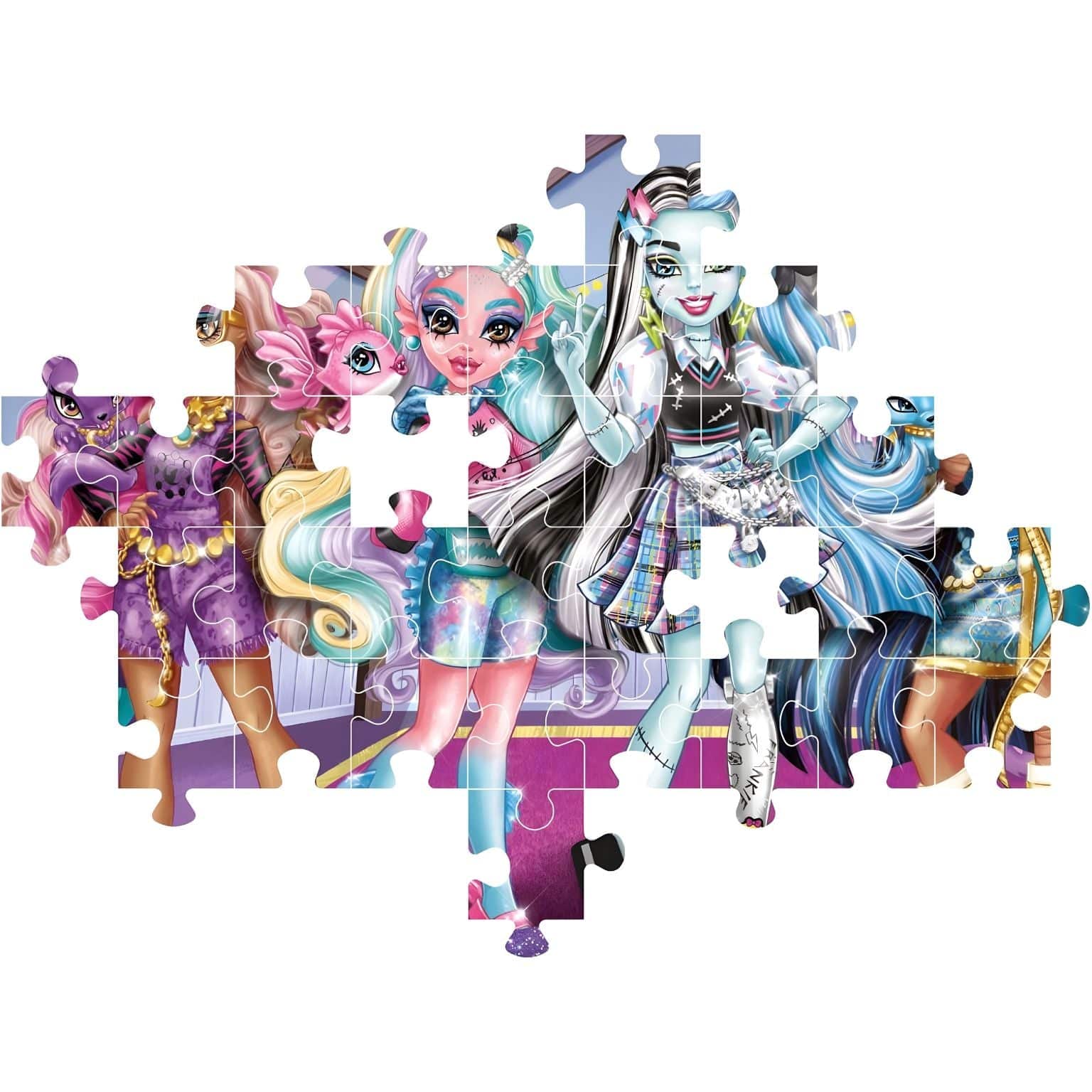 Apresentamos Puzzle Monster High 104 pcs com o SKU 772578424 recomendado para + 6 anos