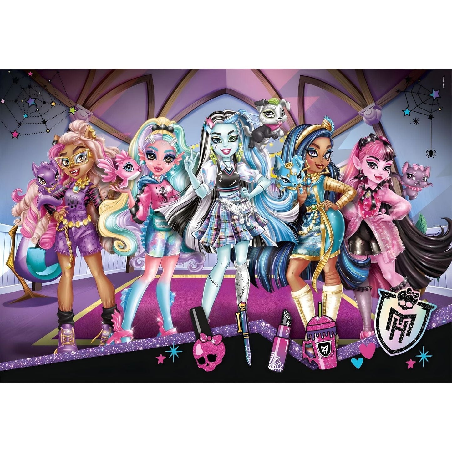 Apresentamos Puzzle Monster High 104 pcs com o SKU 772578424 recomendado para + 6 anos