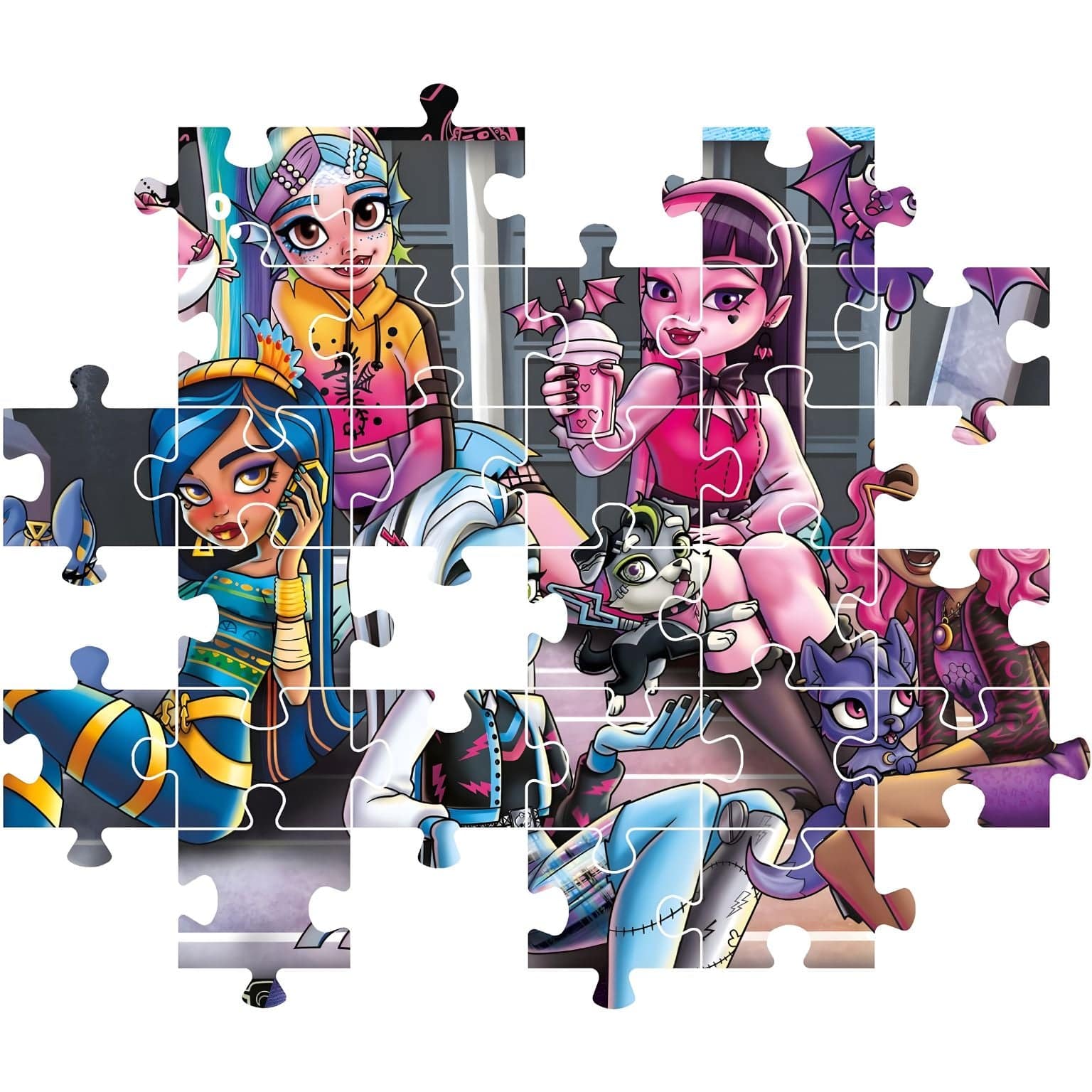 Apresentamos Puzzle Monster High 180 pçs com o SKU 772979124 recomendado para + 7 anos