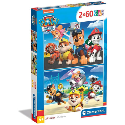 Presentamos Puzzle Patrulla Canina 2 x 60 Piezas con el SKU 772162324 recomendado para + 4 años
