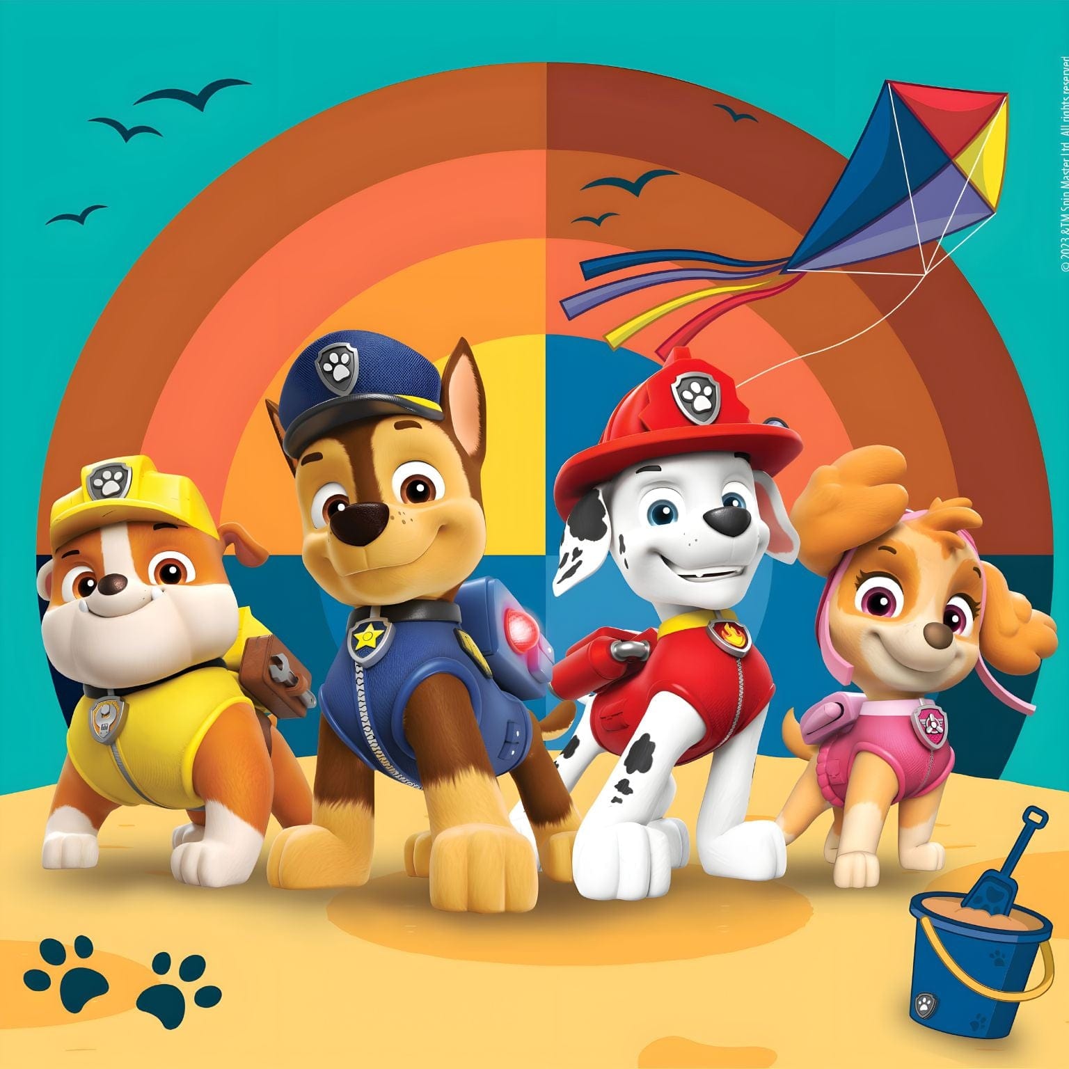 Apresentamos Puzzle Patrulha Pata 3 x 48 pçs com o SKU 852529125 recomendado para + 5 anos