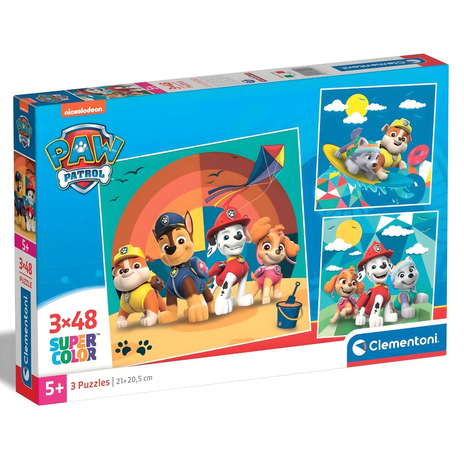 Apresentamos Puzzle Patrulha Pata 3 x 48 pçs com o SKU 852529125 recomendado para + 5 anos