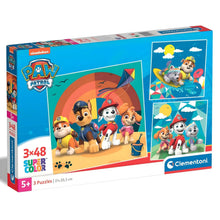 Apresentamos Puzzle Patrulha Pata 3 x 48 pçs com o SKU 852529125 recomendado para + 5 anos
