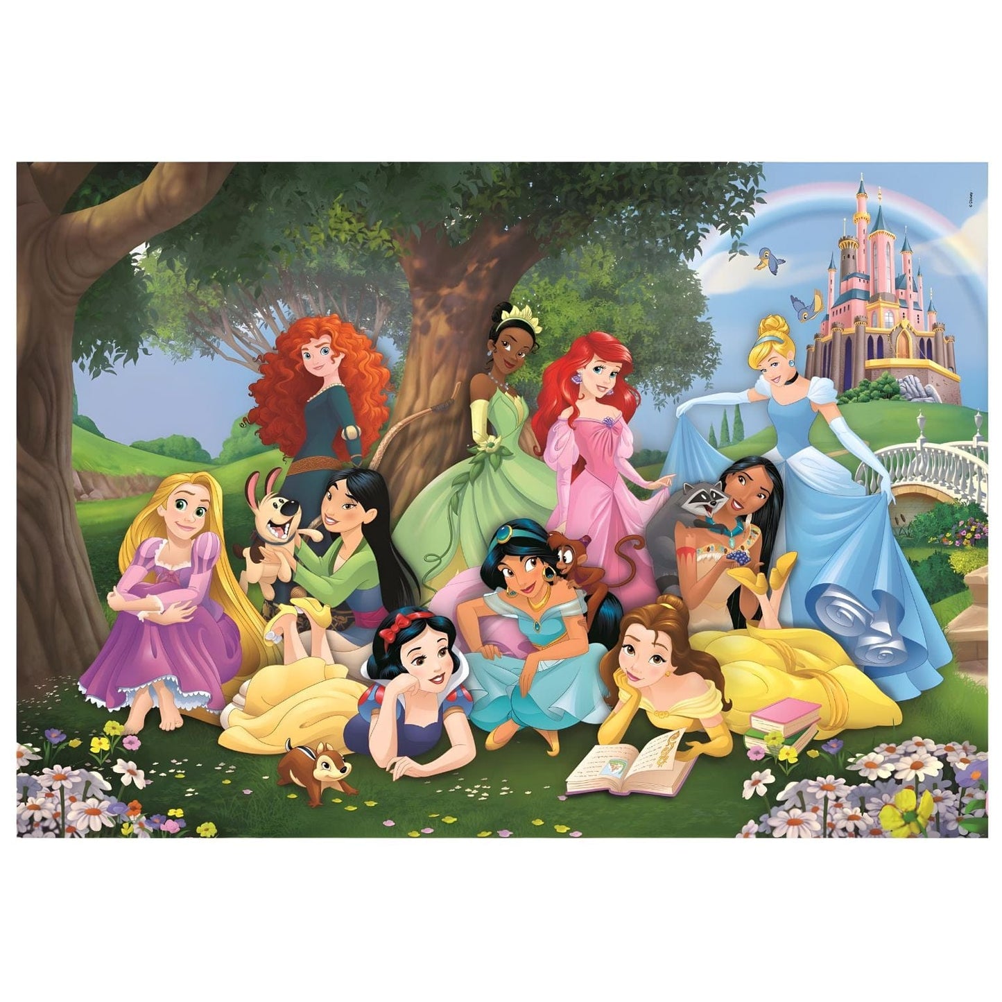 Apresentamos Puzzle Princesas Disney 104 pçs com o SKU 852574325 recomendado para + 6 anos