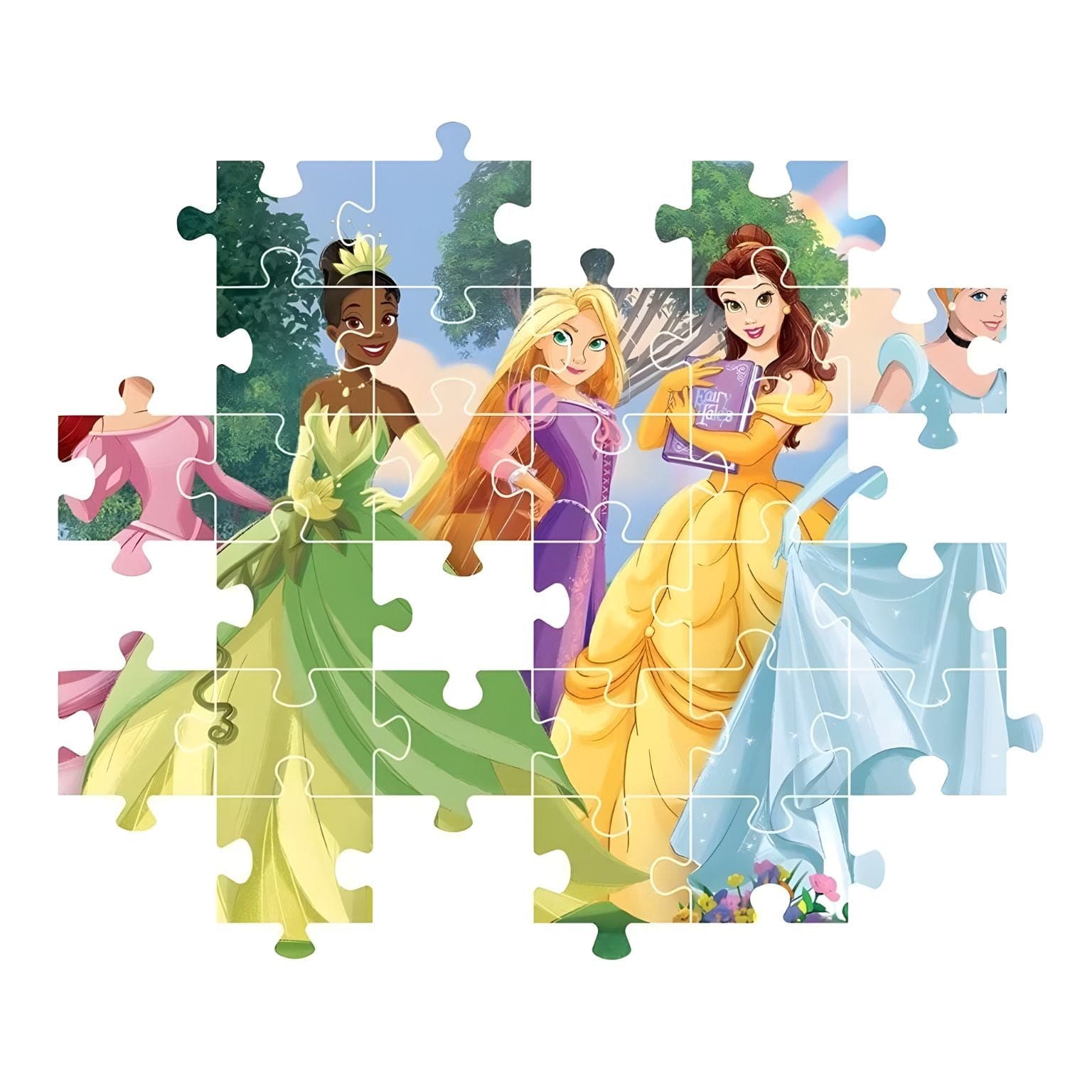 Apresentamos Puzzle Princesas Disney 180 pçs com o SKU 852978725 recomendado para + 7 anos