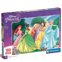 Apresentamos Puzzle Princesas Disney 180 pçs com o SKU 852978725 recomendado para + 7 anos