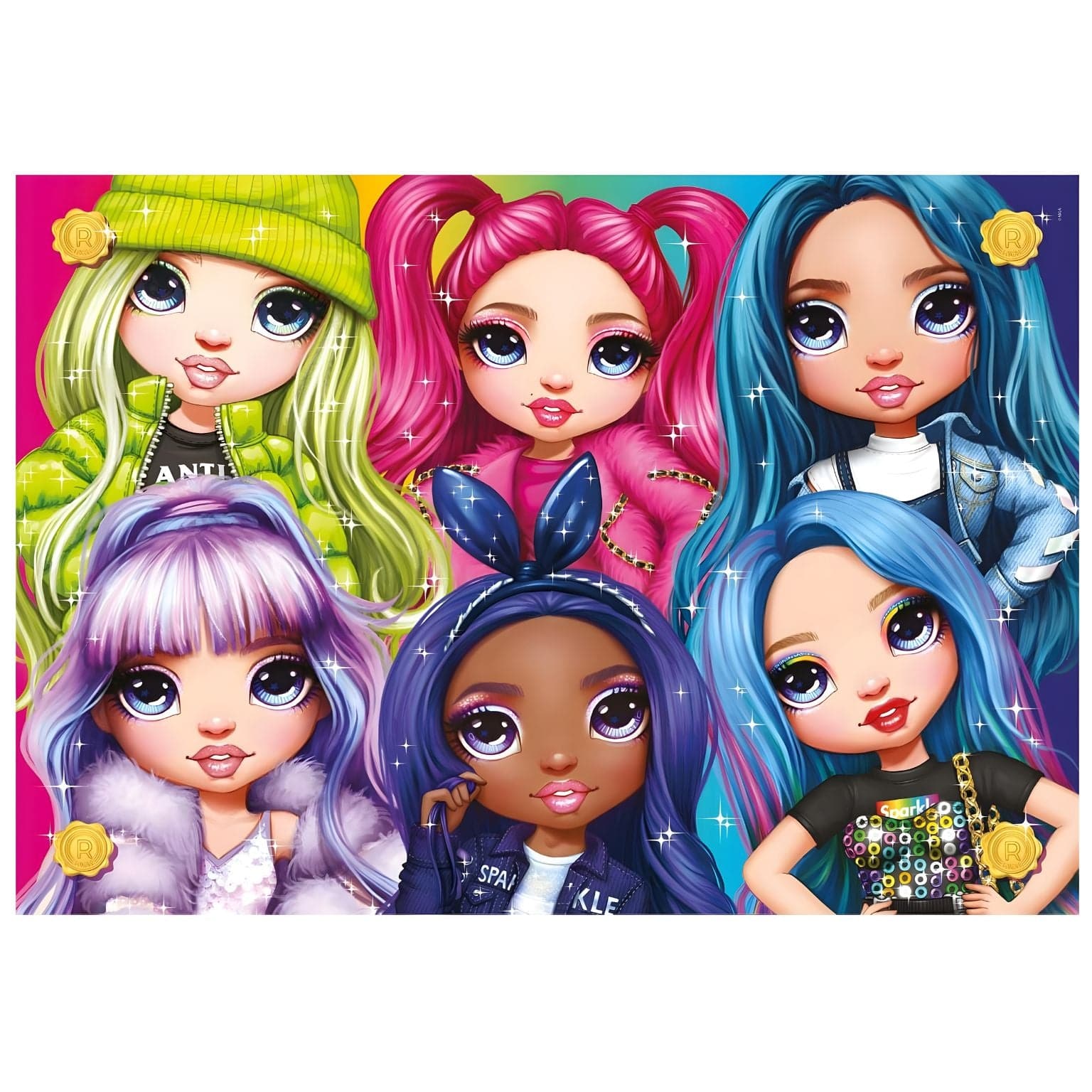 Apresentamos Puzzle Rainbow High 104 pçs com o SKU 850343722 recomendado para + 6 anos