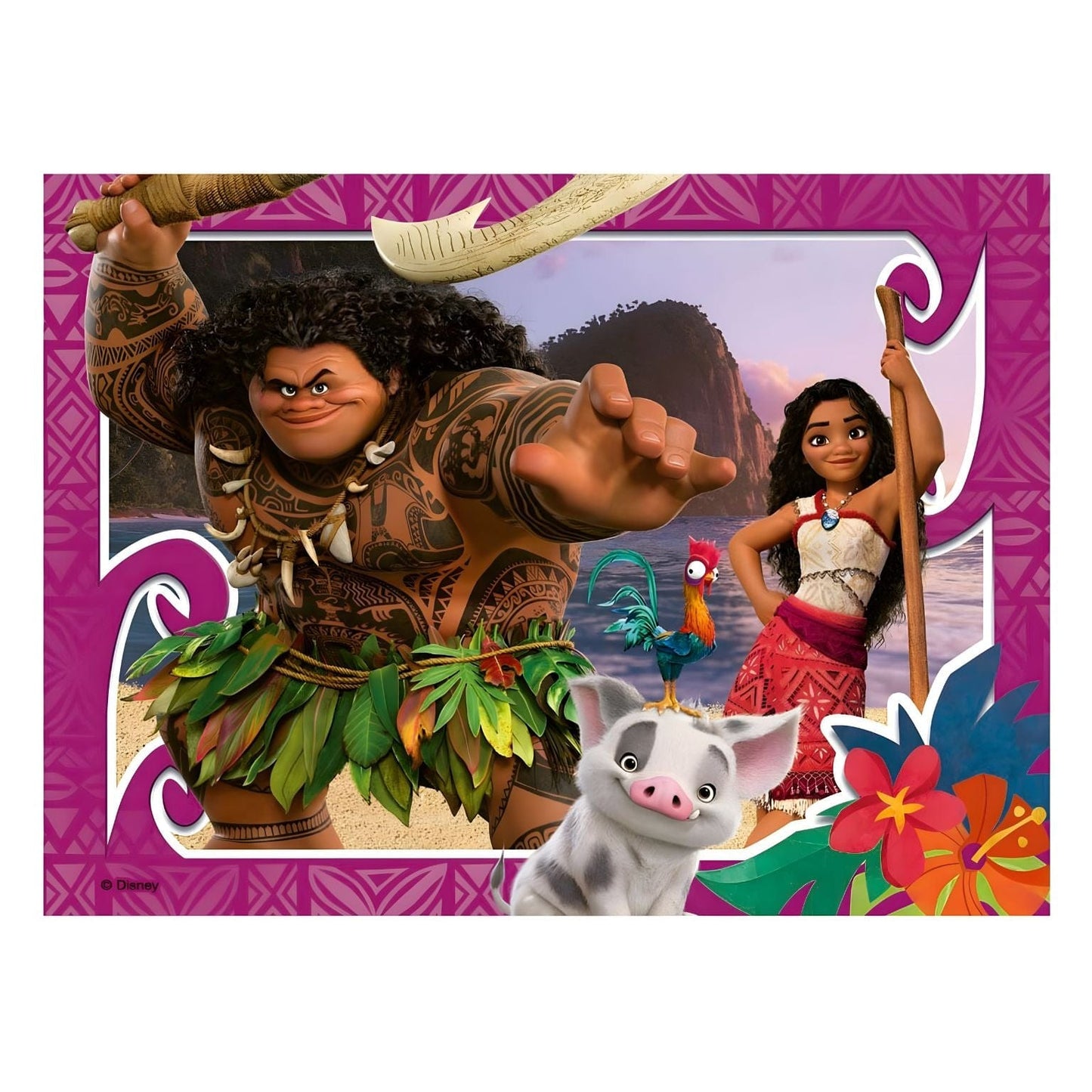 Apresentamos Puzzle Vaiana 12-16-20-24 com o SKU 770412525 recomendado para + 3 anos