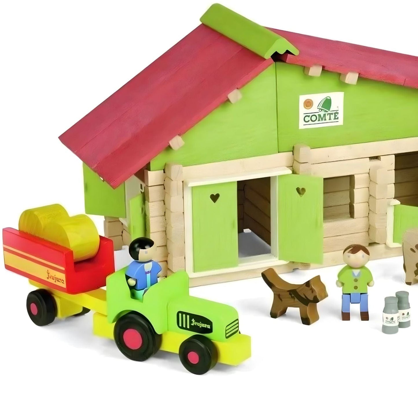 Apresentamos Quinta com tractor e Animais 140 pçs com o SKU 26805325 recomendado para + 5 anos