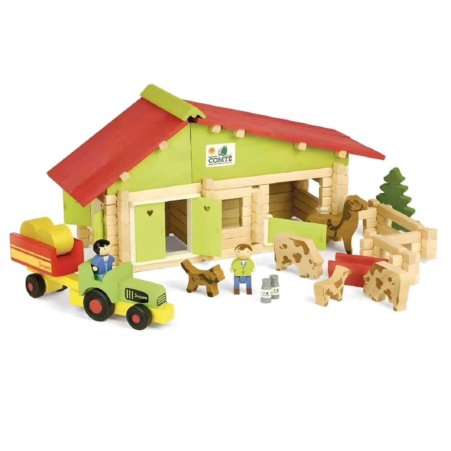 Apresentamos Quinta com tractor e Animais 140 pçs com o SKU 26805325 recomendado para + 5 anos