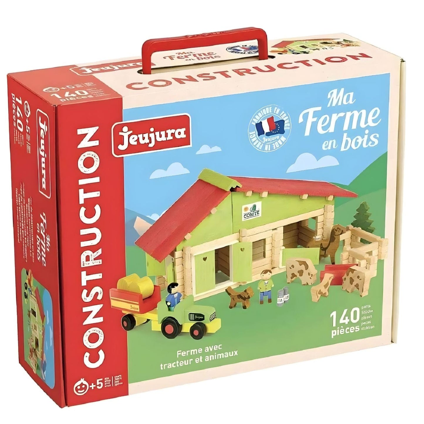 Apresentamos Quinta com tractor e Animais 140 pçs com o SKU 26805325 recomendado para + 5 anos