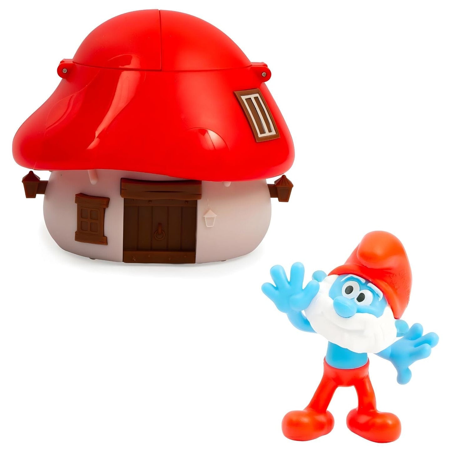 Apresentamos Smurfs Casa Surpresa com Figura com o SKU 643800025 recomendado para + 3 anos