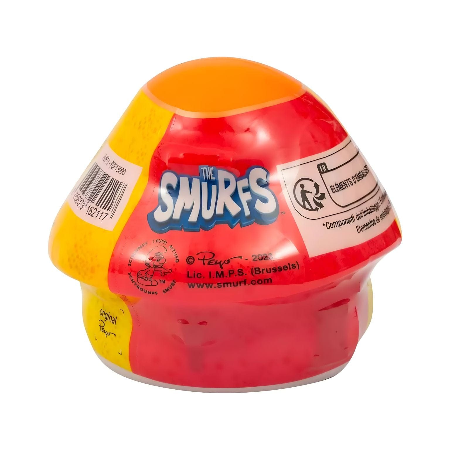 Apresentamos Smurfs Casa Surpresa com Figura com o SKU 643800025 recomendado para + 3 anos