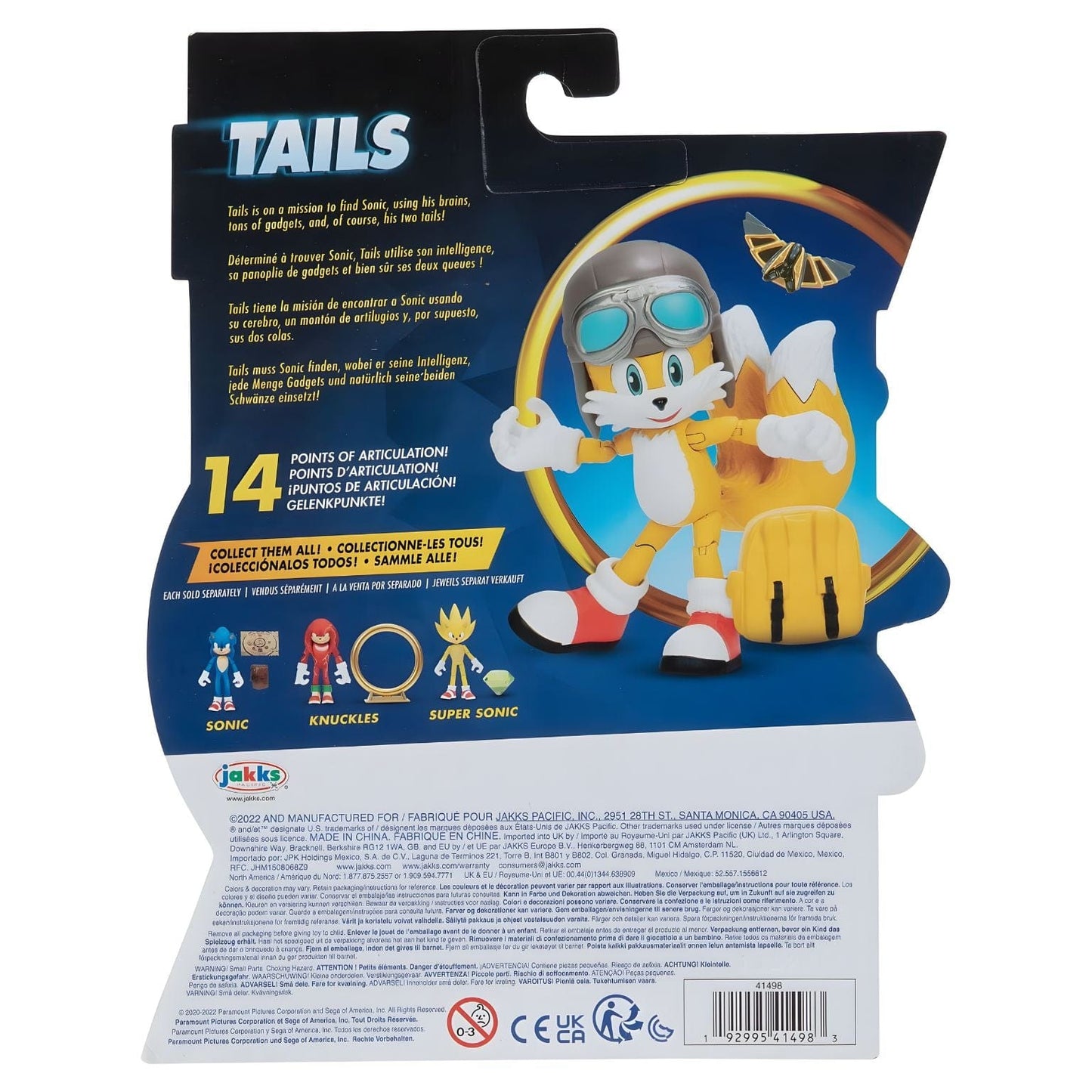 Apresentamos Sonic The Hedgehog - Tails com o SKU 774149825 recomendado para + 3 anos