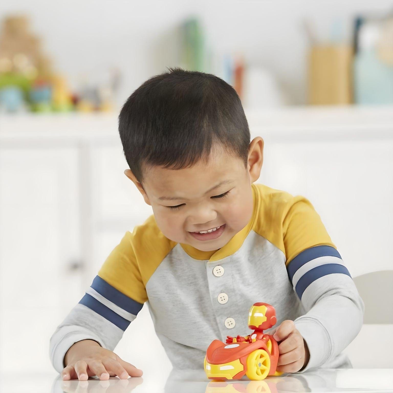 Apresentamos Spidey and his Amazing Friends Iron Man e Corredor de Ferro com o SKU 15399222 recomendado para + 3 anos