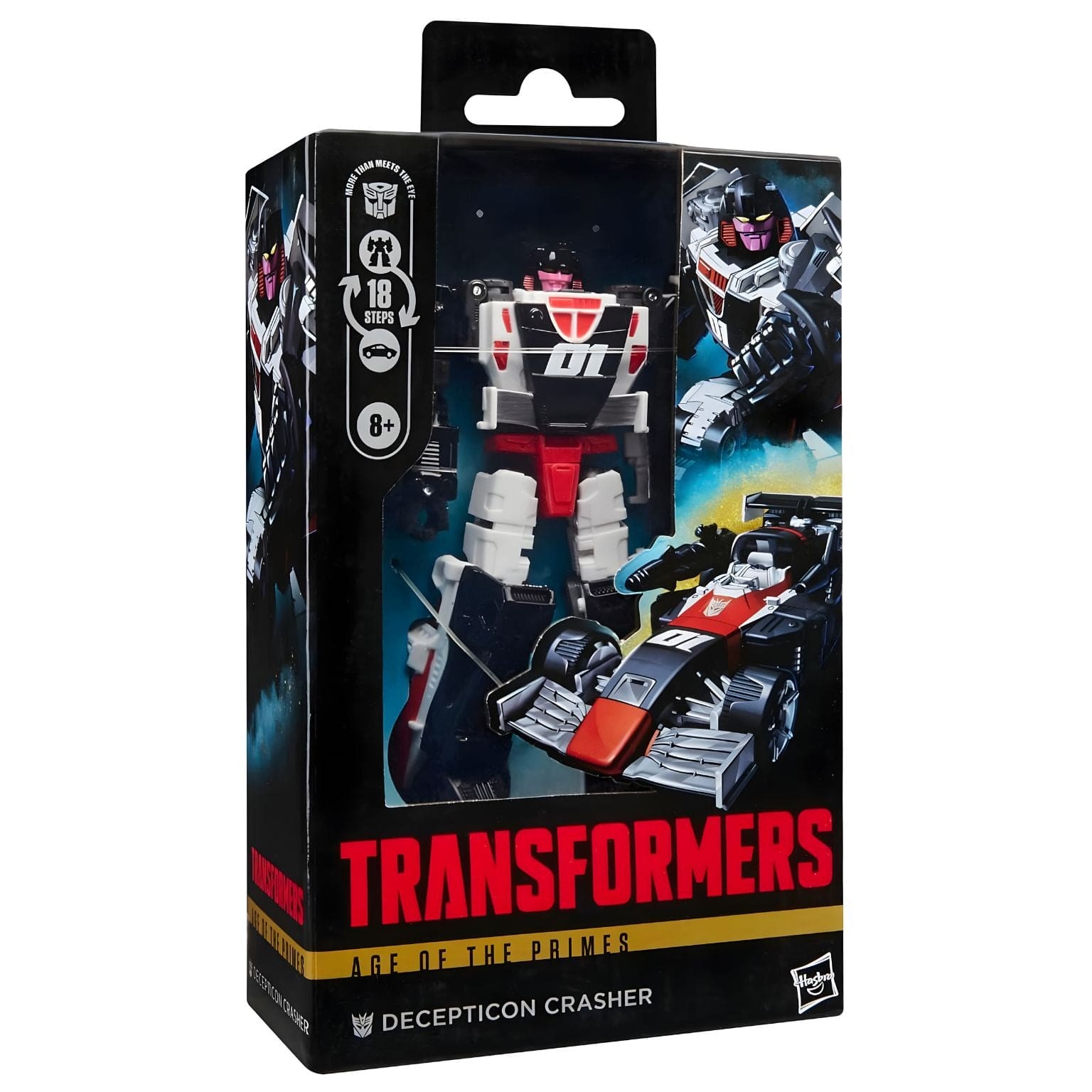 Apresentamos Transformers Age of The Primes - Decepticon Crasher com o SKU 861027525 recomendado para + 8 anos