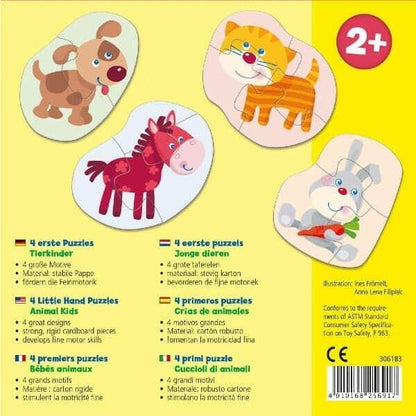 Presentamos 4 Puzles Little Hand Animales con el SKU 810618322 recomendado para + 2 años