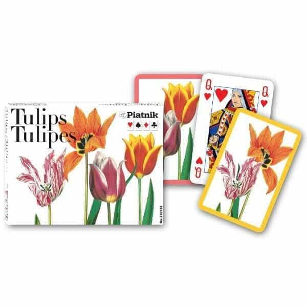 Baralho de Cartas Duplo Tulipas - Brincatoys