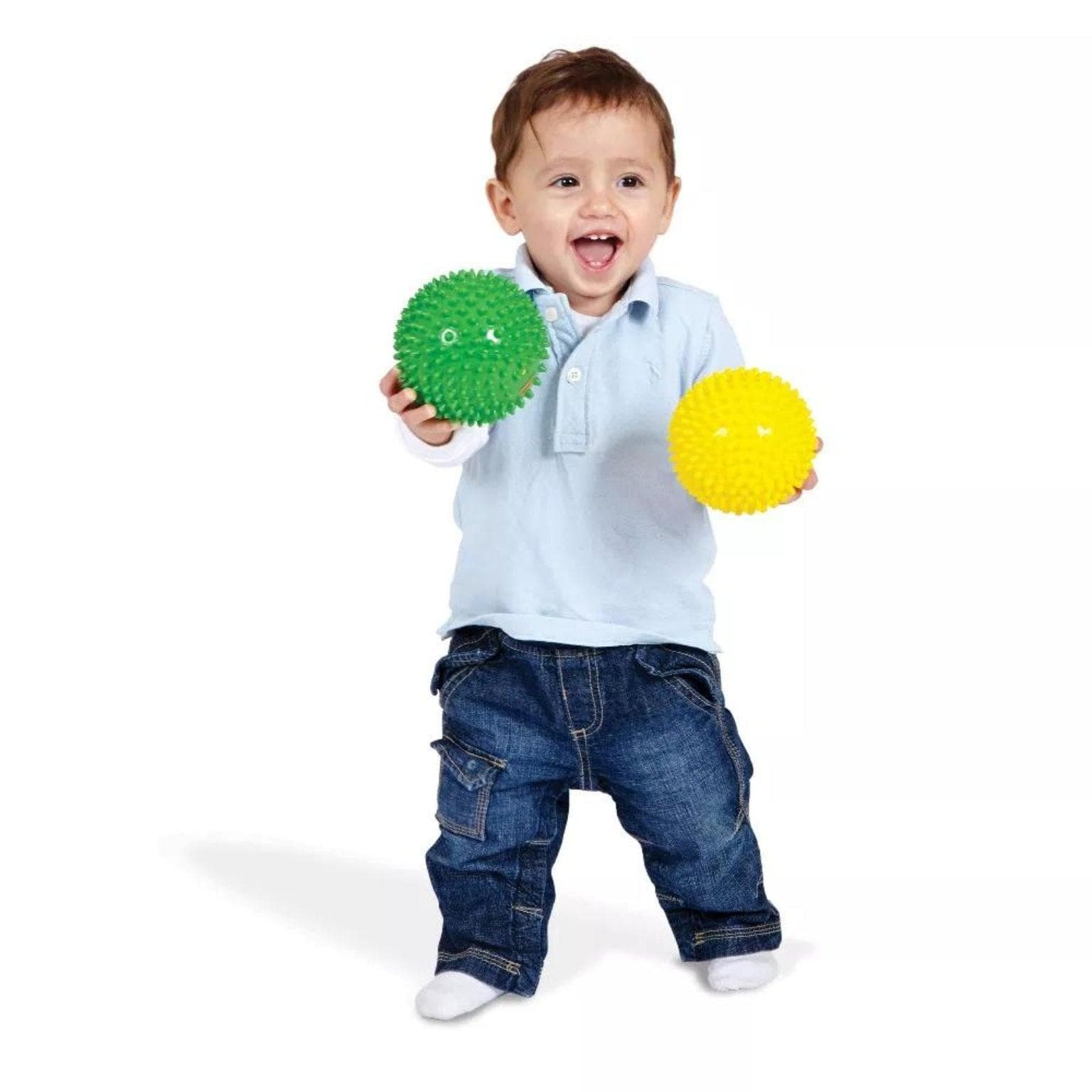 Apresentamos Bola Sensorial Verde com o SKU 588630324 recomendado para + 6 meses