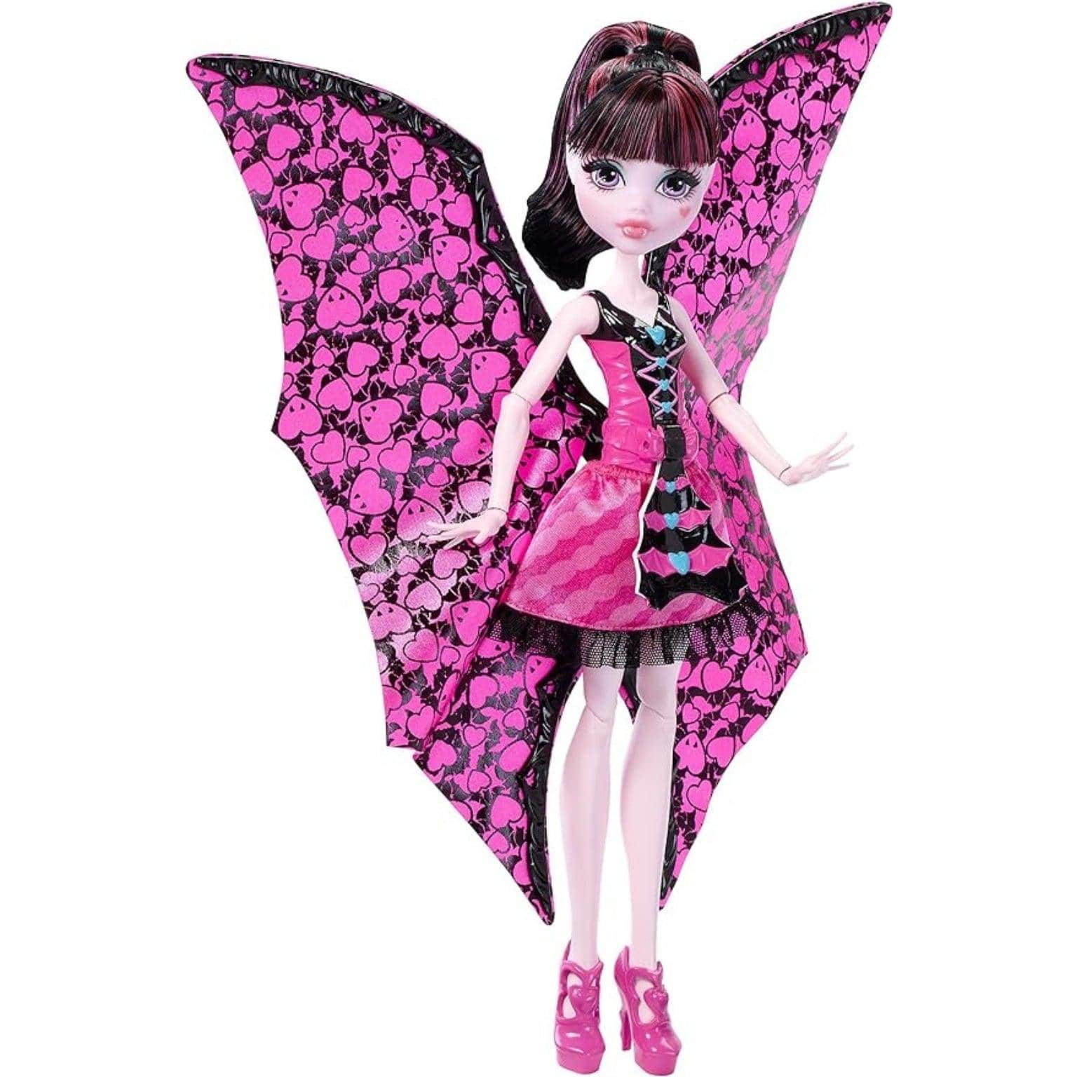 Apresentamos Monster High Draculaura Asas de Morcego com o SKU 55131321 recomendado para + 6 anos