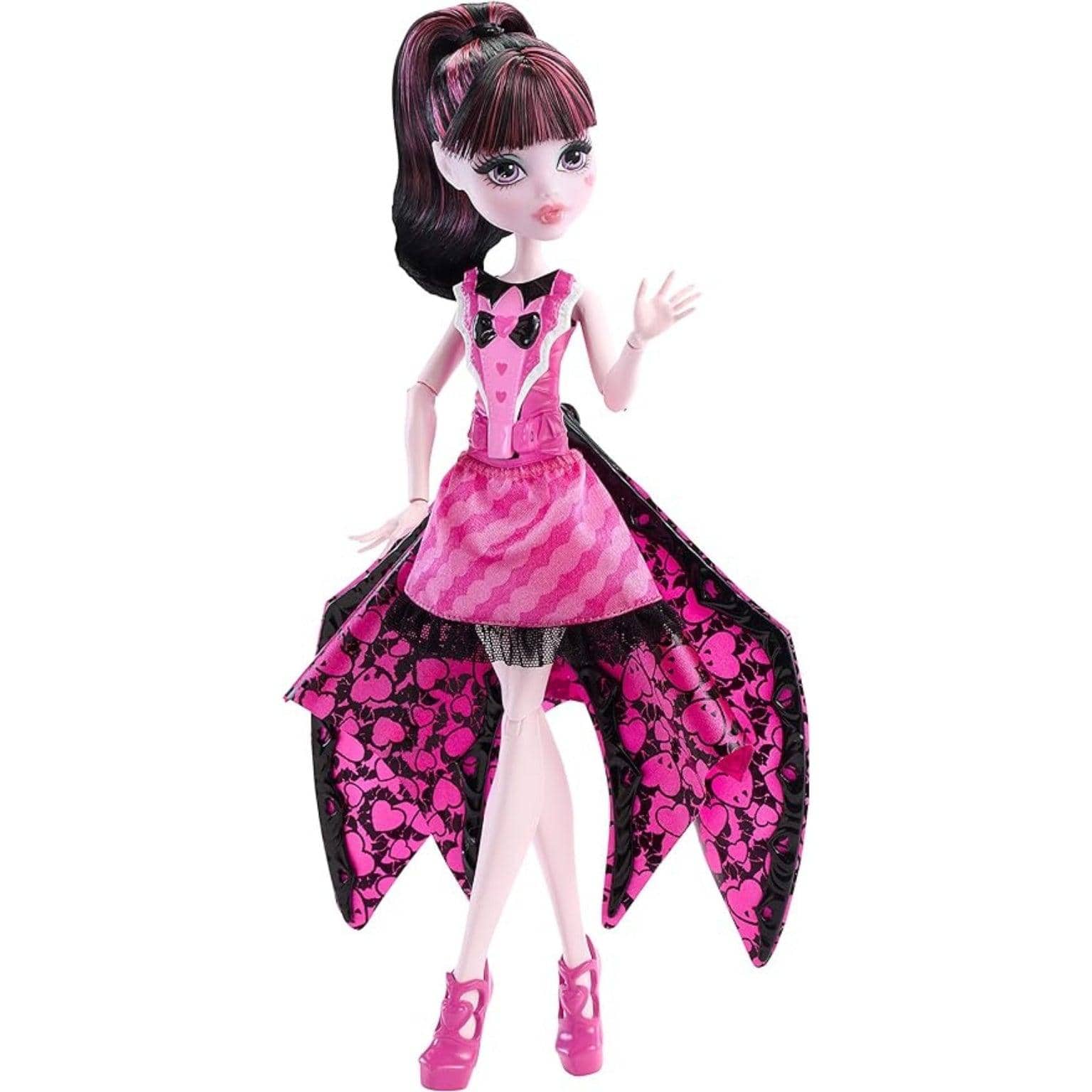 Apresentamos Monster High Draculaura Asas de Morcego com o SKU 55131321 recomendado para + 6 anos