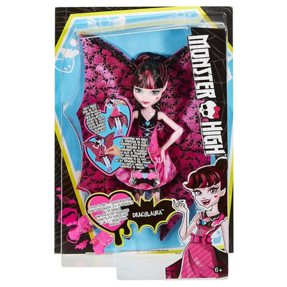 Presentamos Monster High Draculaura Alas de Murciélago con el SKU 55131321 recomendado para + 6 años