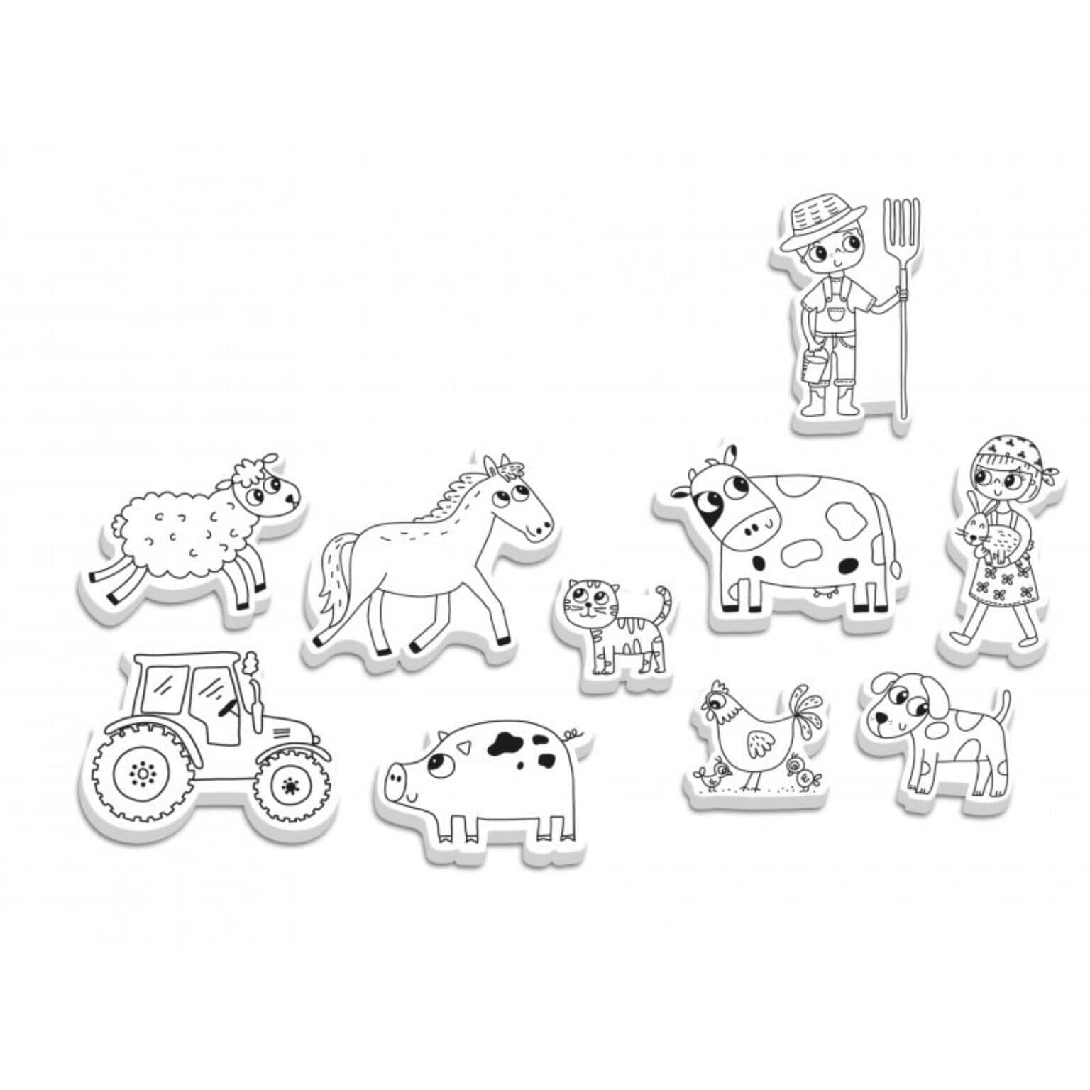 Apresentamos Carimbos - A minha pequena Quinta com o SKU 711085223 recomendado para + 3 anos