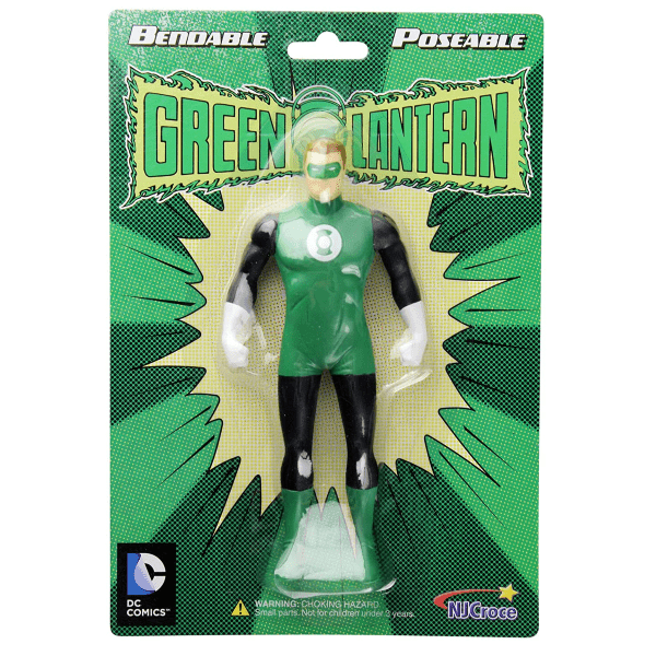 Apresentamos DC Green Lantern Bendable com o SKU 23390416 recomendado para + 3 anos