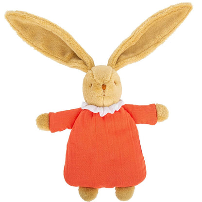 Doudou coelho com chocalho Laranja - Brincatoys