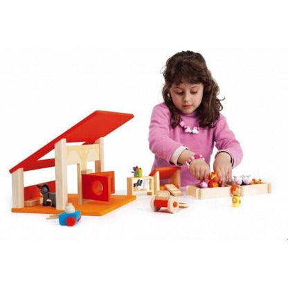 Presentamos Establo de madera con SKU 618250615 recomendado para + 3 años