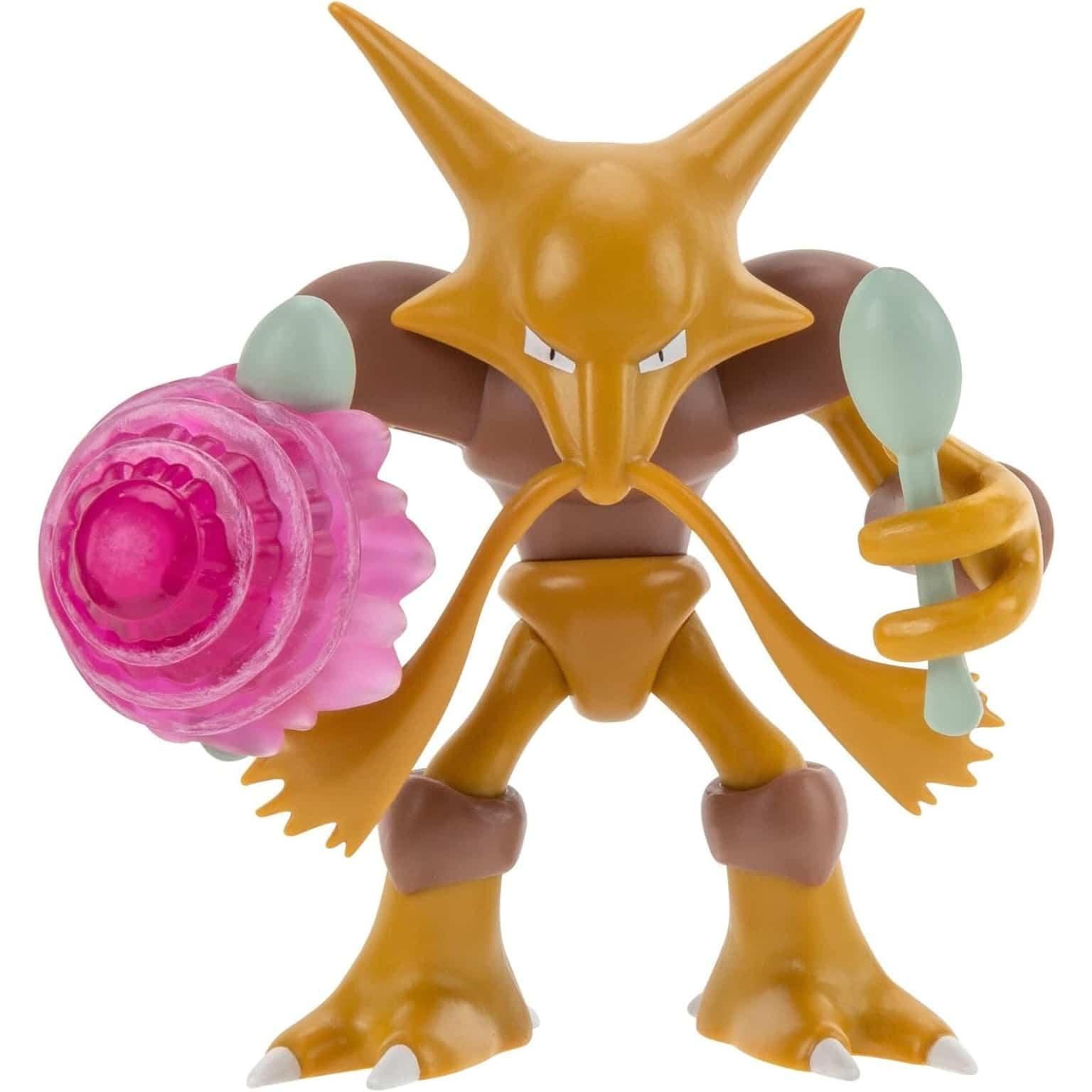 Figura de Batalha Pokémon – Alakazam - Brincatoys