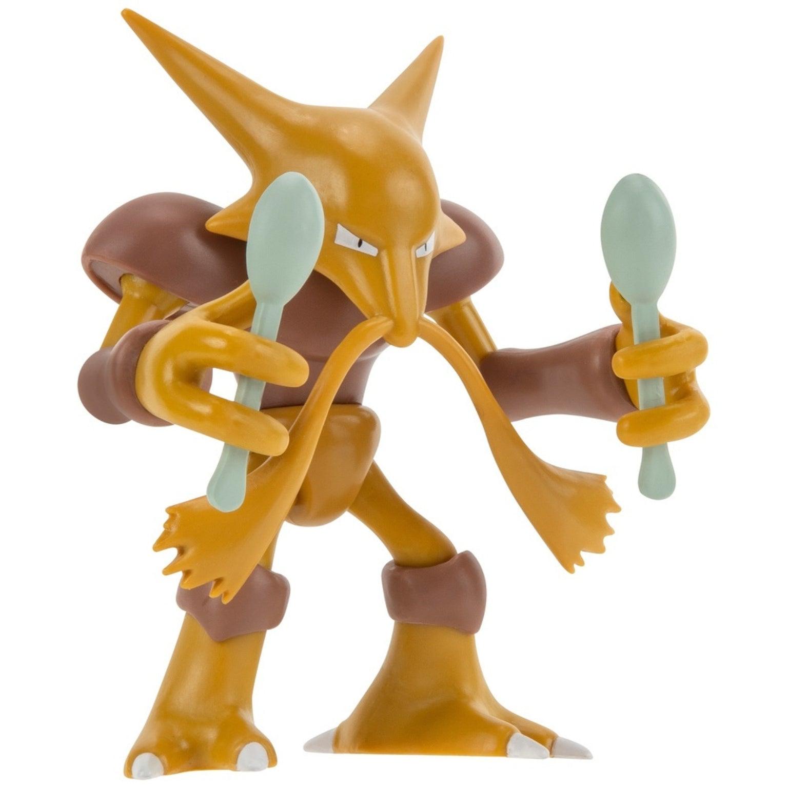 Figura de Batalha Pokémon – Alakazam - Brincatoys