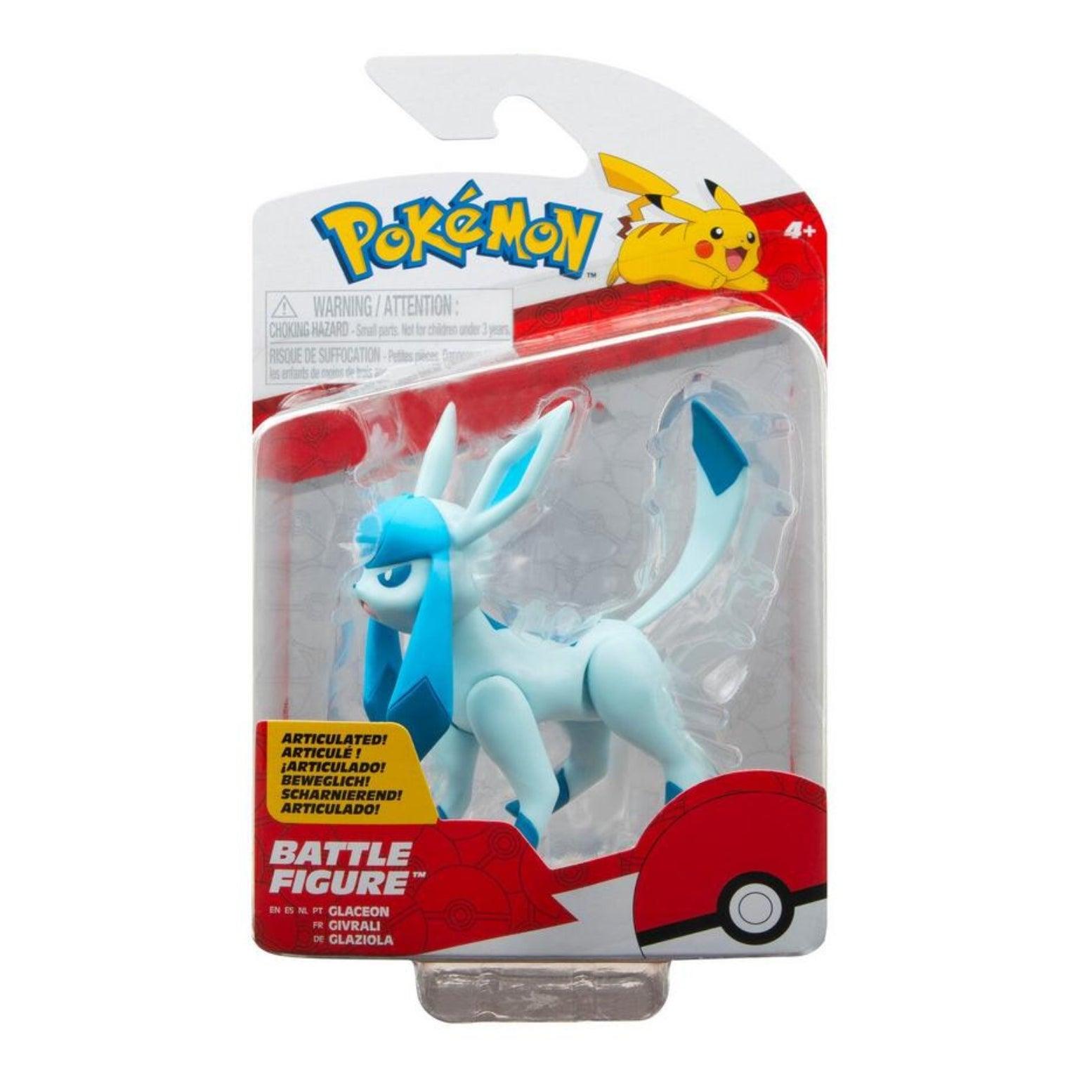 Figura de batalha Pokémon - Glaceon - Brincatoys