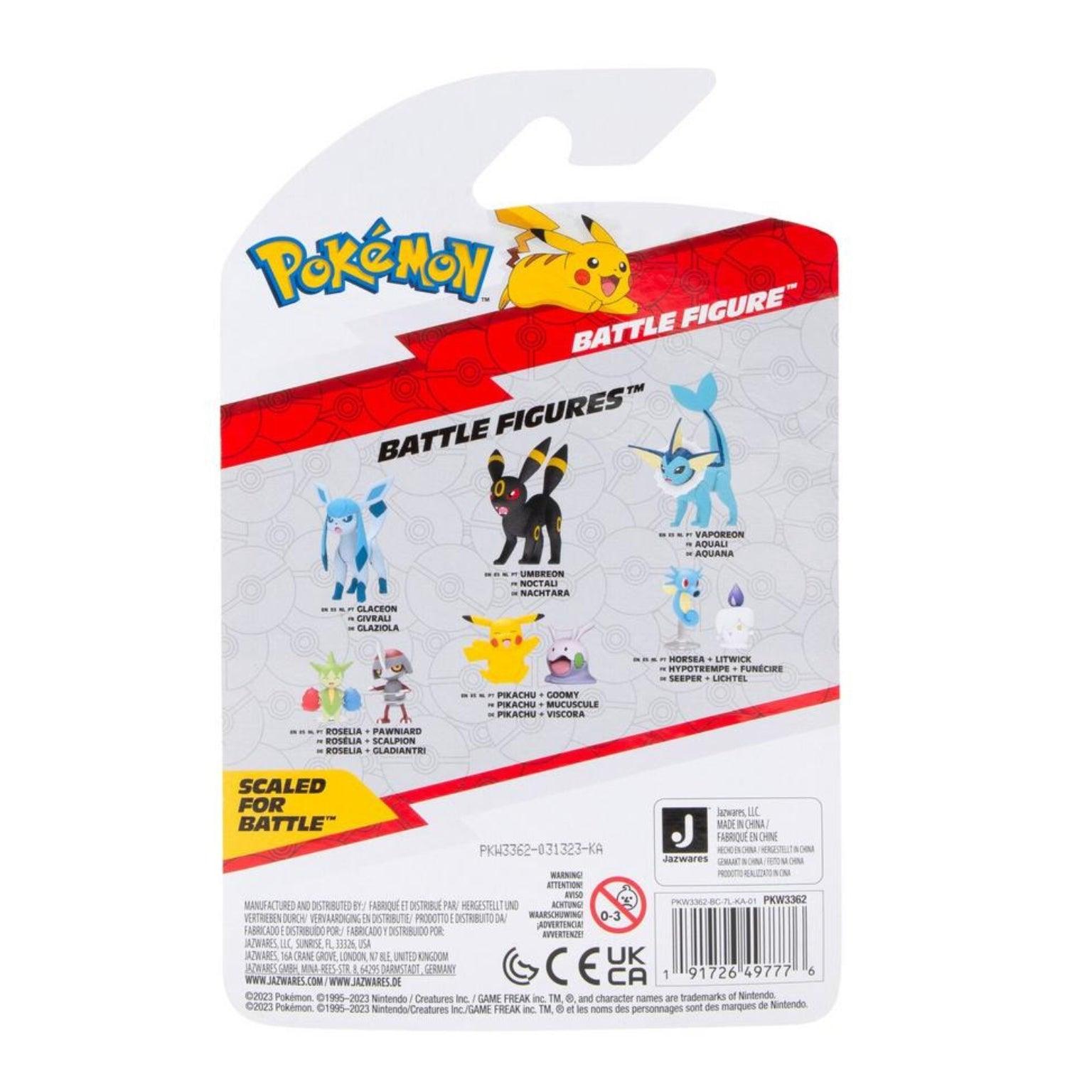 Figura de batalha Pokémon - Glaceon - Brincatoys