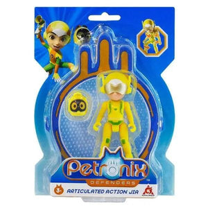 Figura Petronix Defenders - Jia (com mochila) - Brincatoys