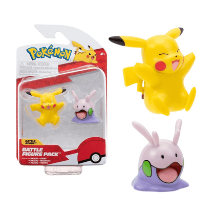 Presentamos Figuras de batalla Pokémon – Pikachu y Goomy con el SKU 23300724 recomendado para + 4 años