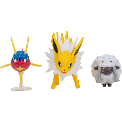 Presentamos Figuras de Batalla Pokémon - Carvanha, Jolteon y Wooloo con el SKU 23305024 recomendado para + 4 años