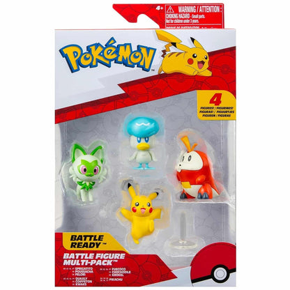 Presentamos Pokémon - Set 4 Figuras de Batalla con el SKU 23340223 recomendado para + 4 años