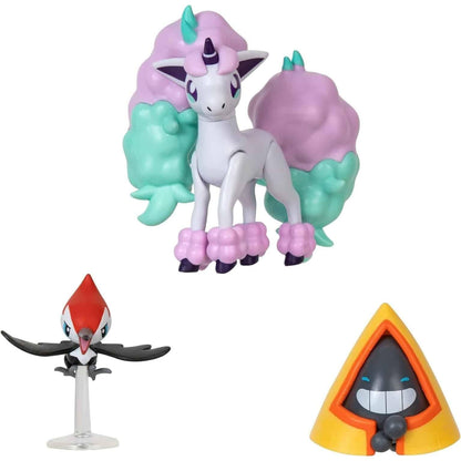 Presentamos Figuras de Batalla Pokémon - Pikipek, Galarian Ponyta y Snorunt con el SKU 23305324 recomendado para + 4 años