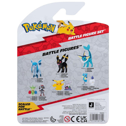 Presentamos Figuras de Batalla Pokémon - Togepi, Wartortle y Pancham con el SKU 23305124 recomendado para + 4 años