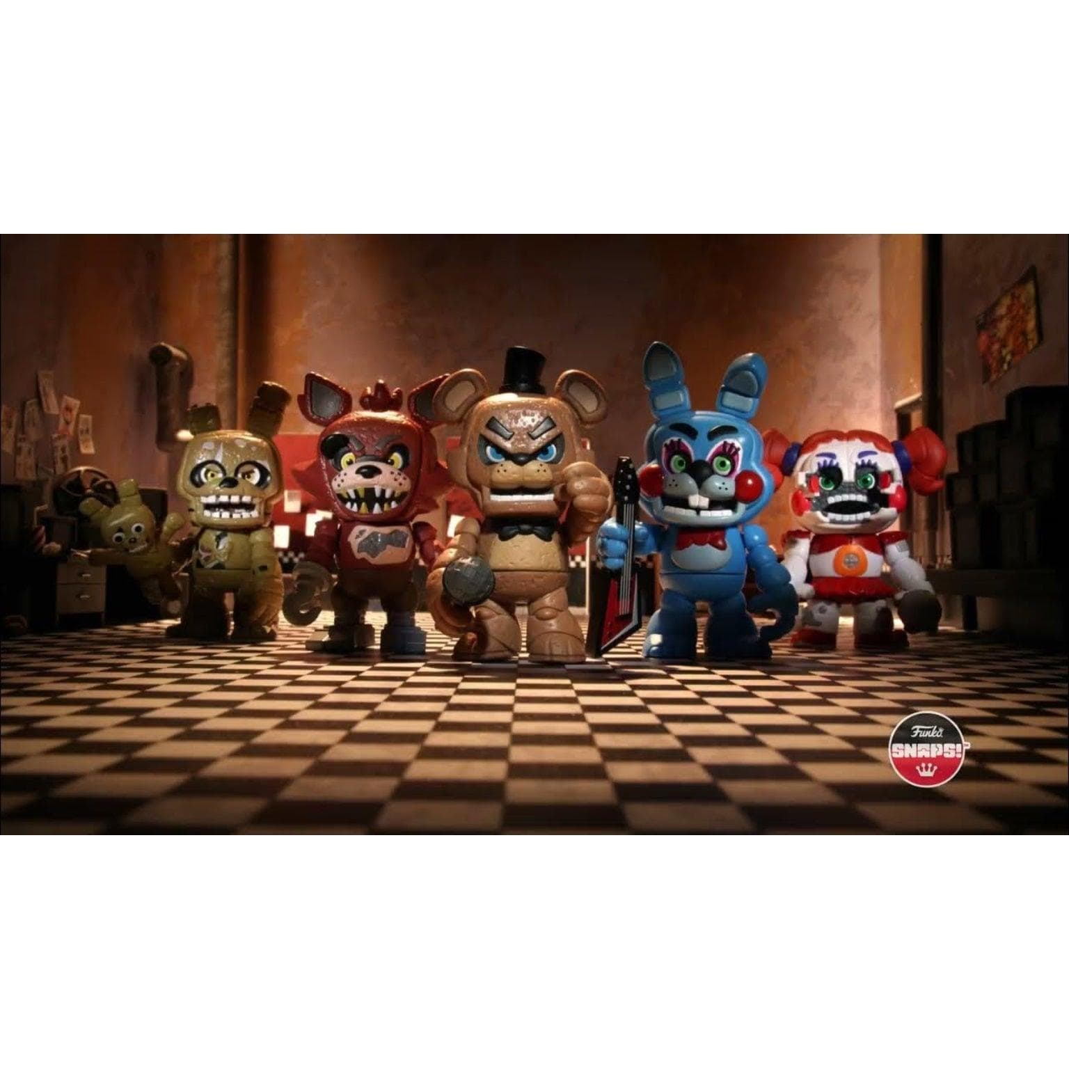 Apresentamos Five Nights at Freddy’s Snaps Roxanne Wolf com o SKU 237118224 recomendado para + 8 anos