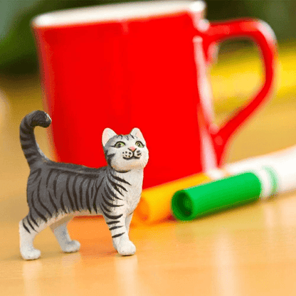 Presentamos Figura de goma - Gato doméstico gris con el SKU 430012823 recomendado para + 3 años