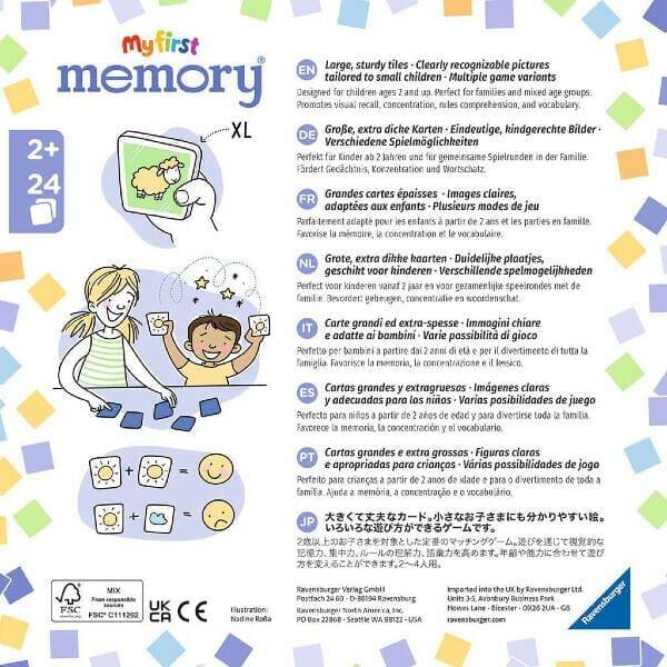 Apresentamos Jogo de Memória com o SKU 862087722 recomendado para + 2 anos