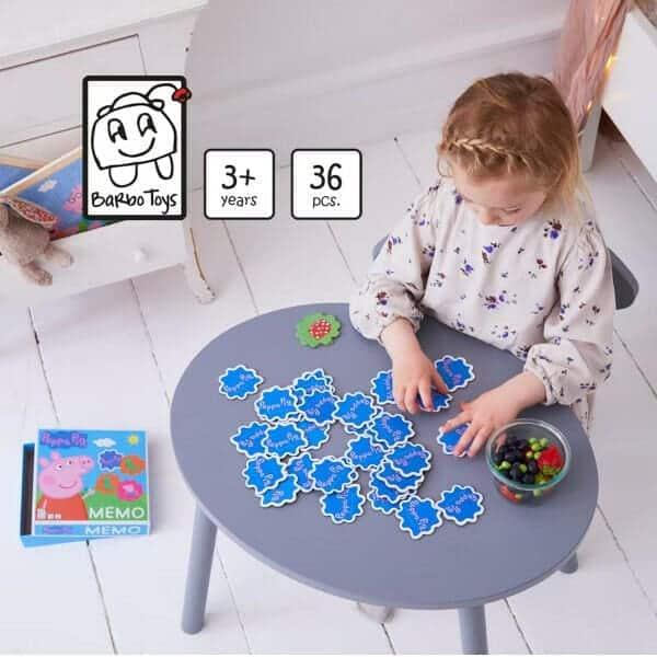Apresentamos Jogo de Memória Peppa Pig com o SKU 50896022 recomendado para + 3 anos