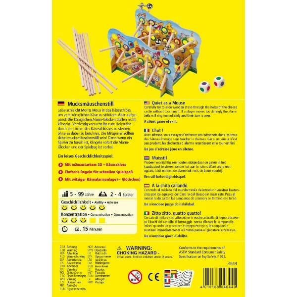 Apresentamos Jogo Quieto Como um Rato! com o SKU 810464421 recomendado para + 5 anos